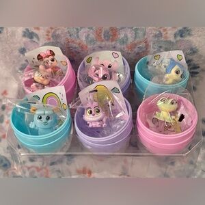 Disney Doorables set of 6 Surprise Eggs w/Exclusive Pastel Figures